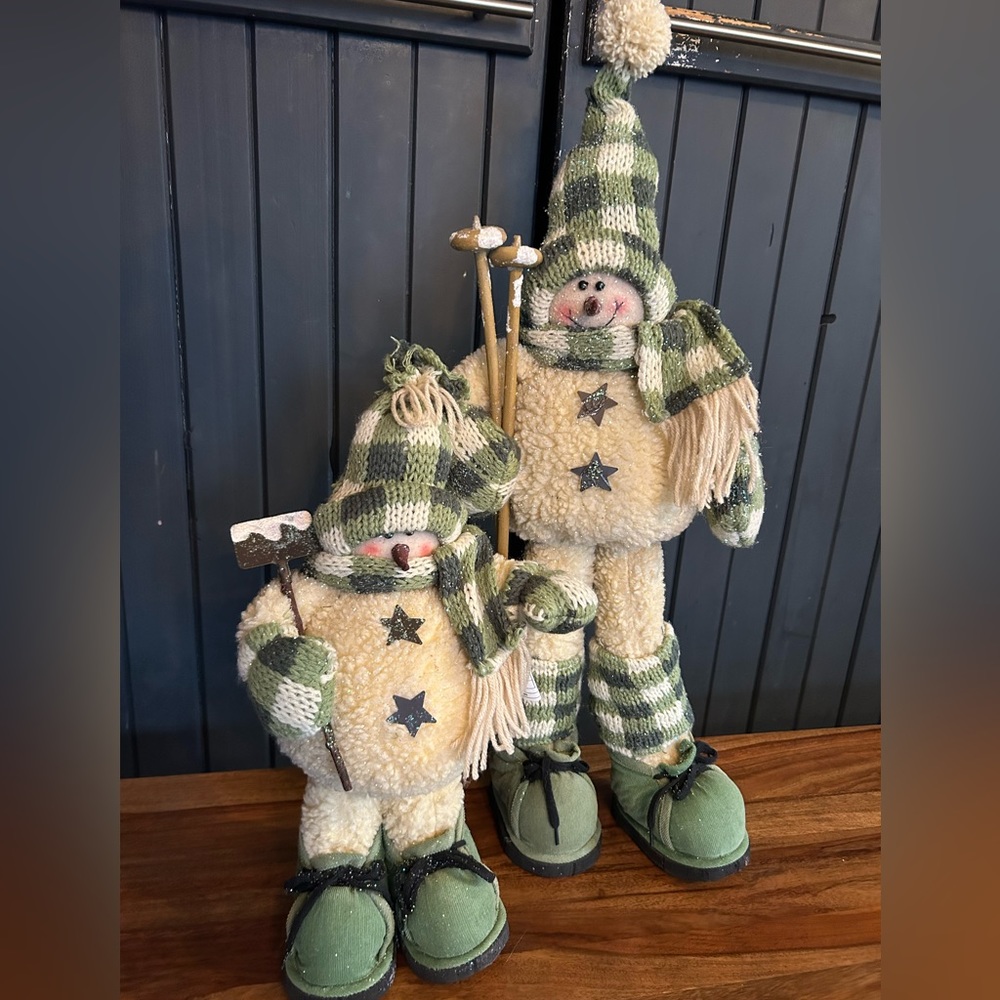 Xmas snowmans set of 2.